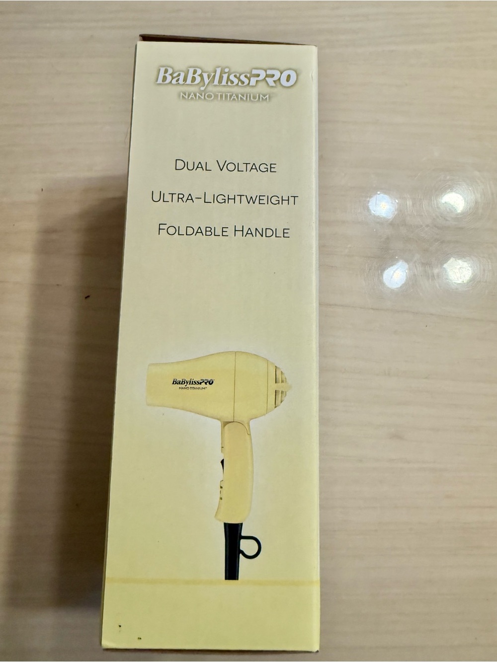 BaBylissPRO Lemon Meringue Limited Edition Travel Hair Dryer - Yellow - Picture 4 of 9